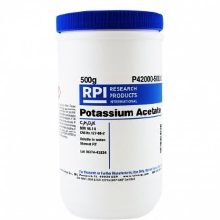 RPI Potassium Acetate, 500 G P42000-500.0